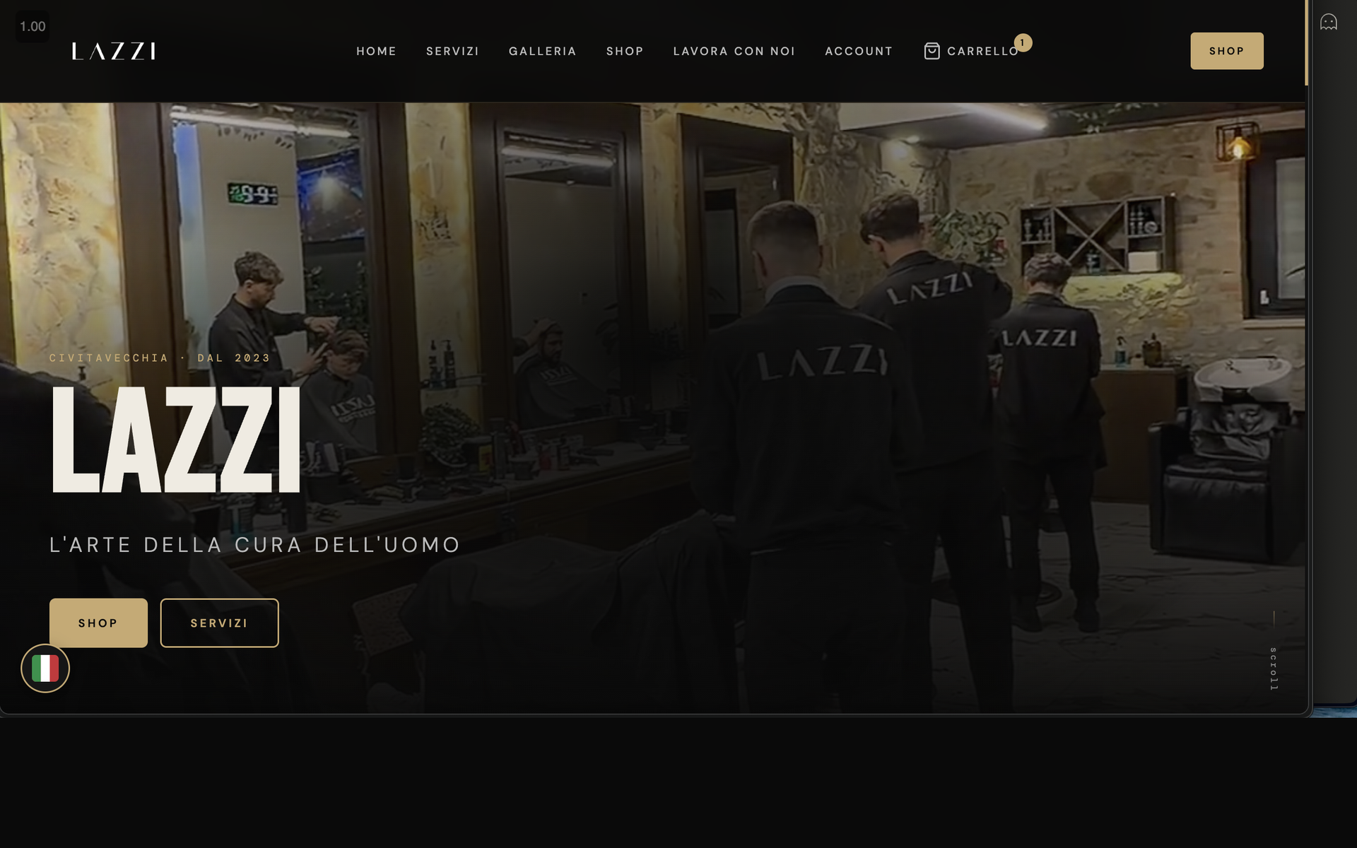 Lazzi Barbershop Desktop